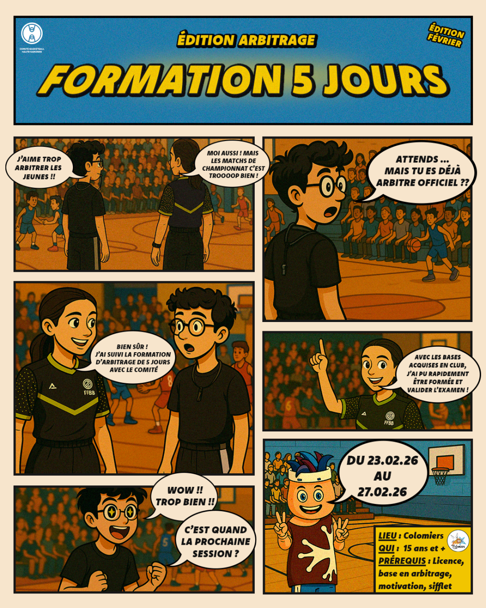 FORMATION 5 JOURS ARBITRE