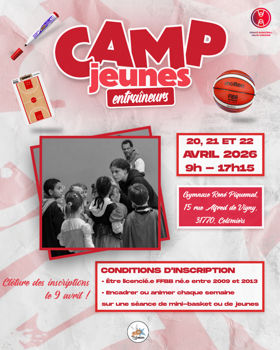 CAMP JEUNES ENTRAINEURS