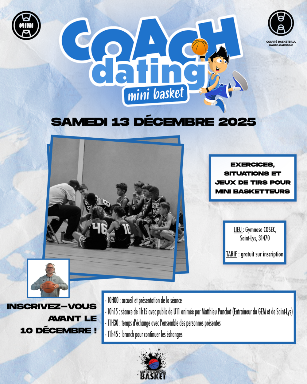 COACH DATING MINI BASKET