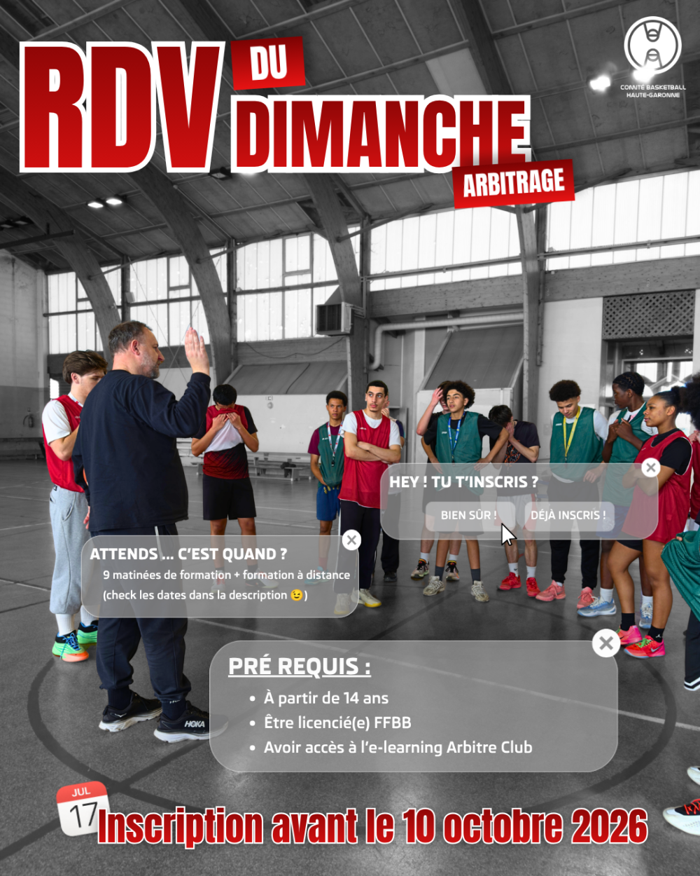 FORMATION ARBITRE RDV DU DIMANCHE