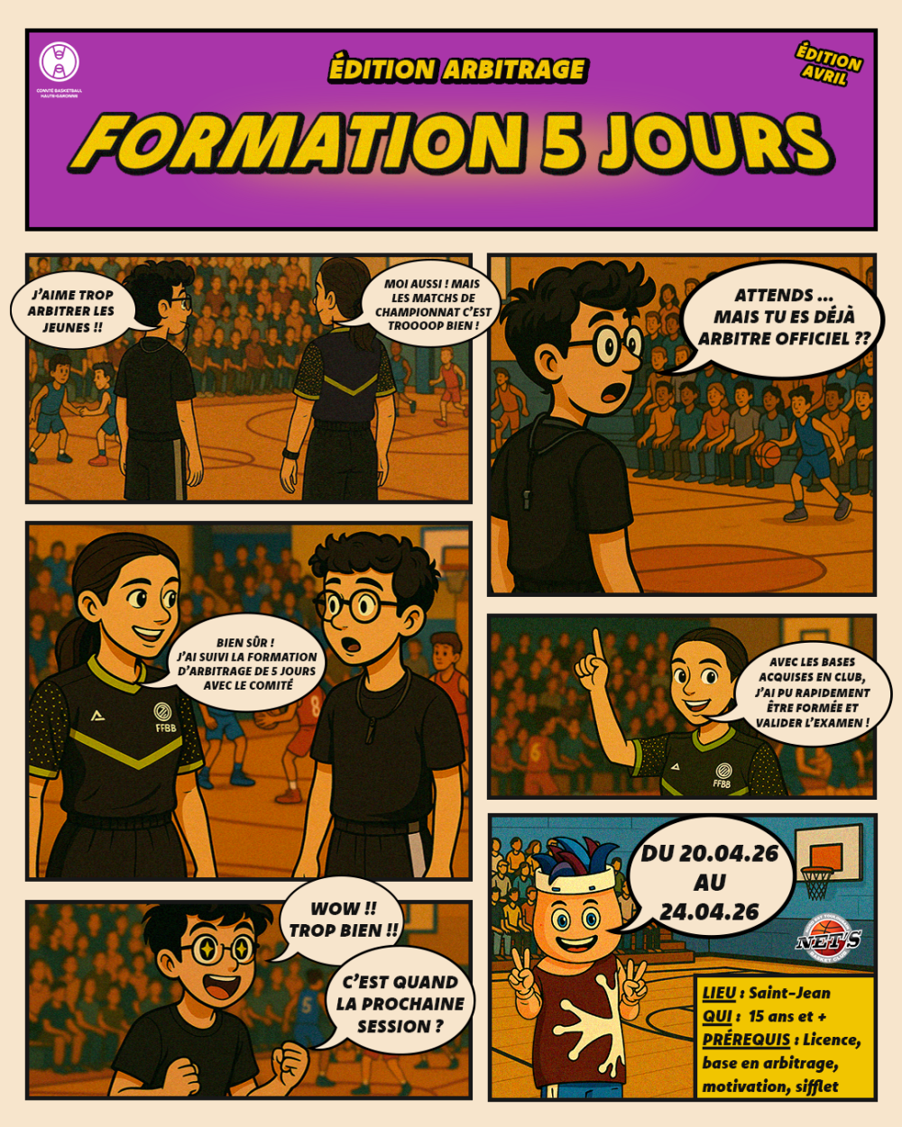 FORMATION 5 JOURS ARBITRE