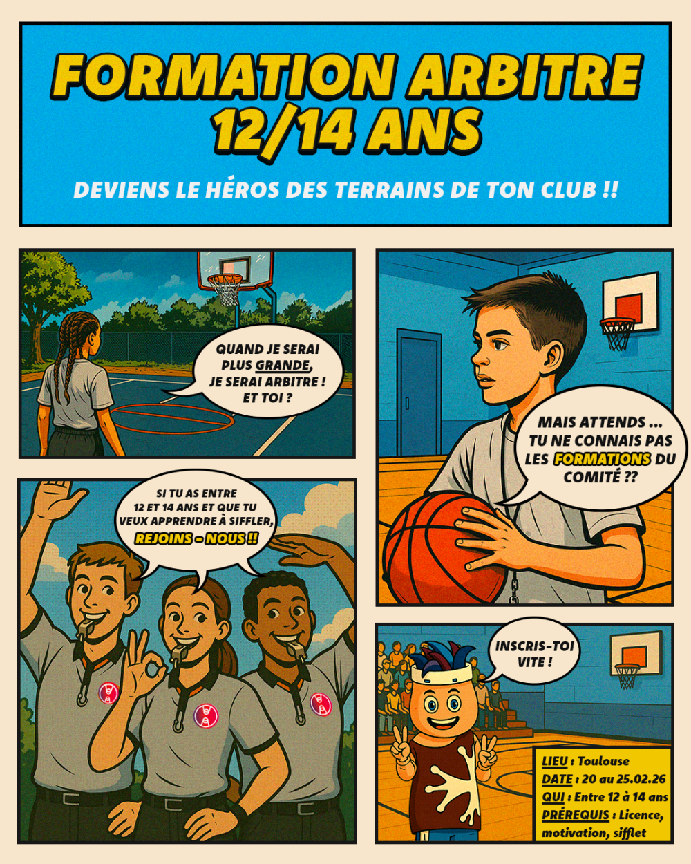 FORMATION ARBITRES 12-14 ANS