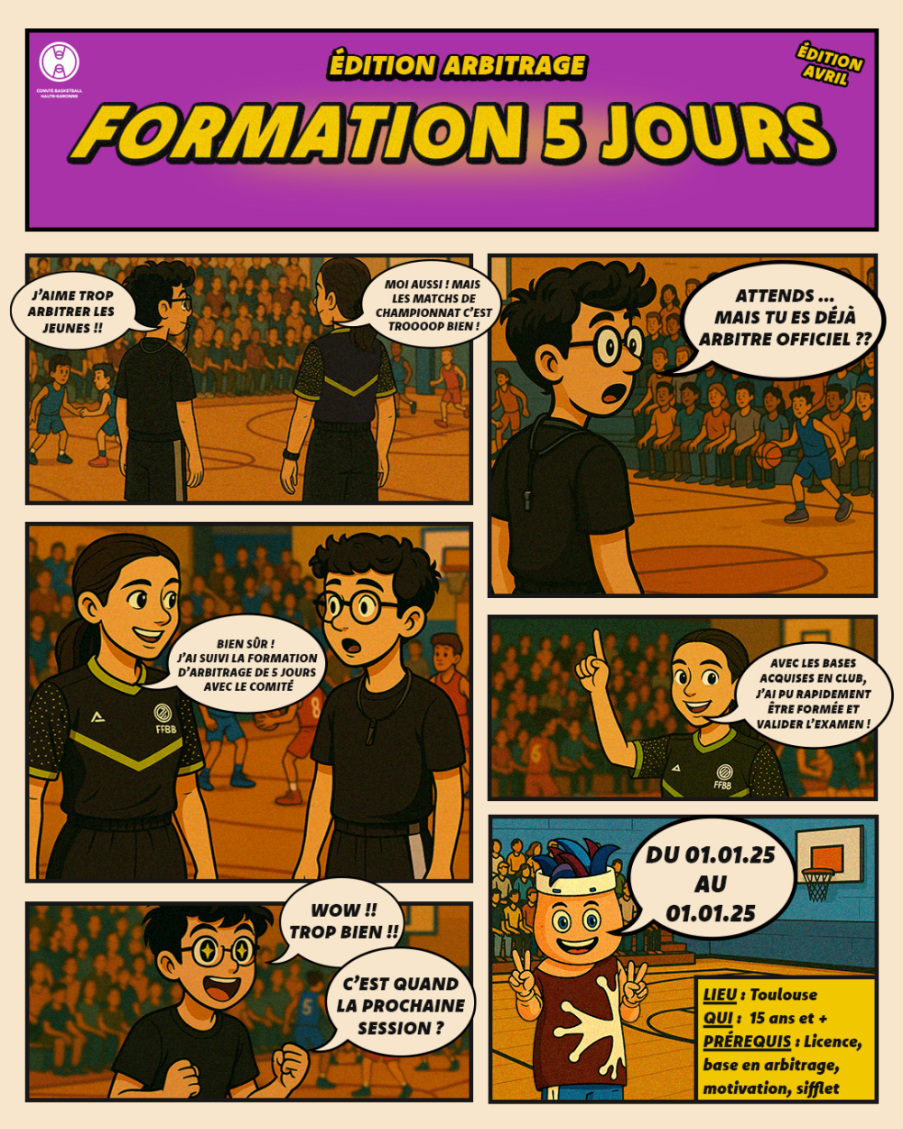 FORMATION 5 JOURS ARBITRE