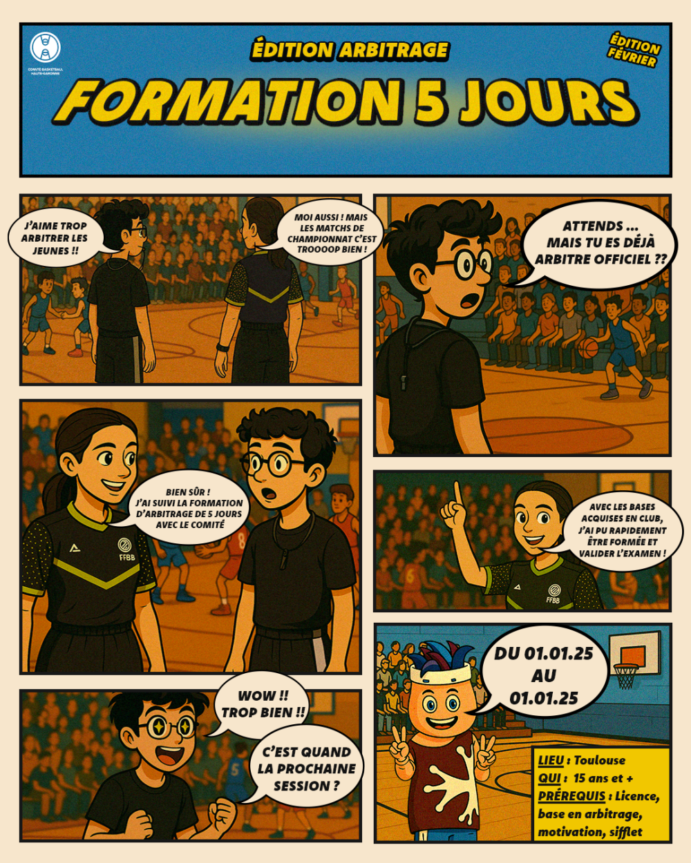 FORMATION 5 JOURS ARBITRE